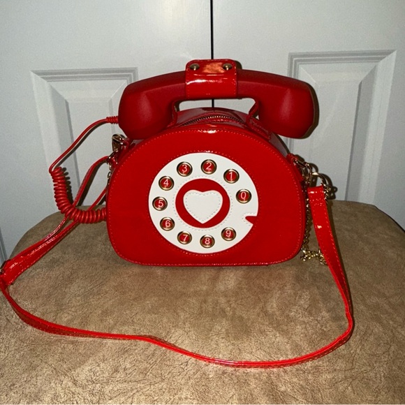 Red Telephone Handbag - Picture 1 of 10